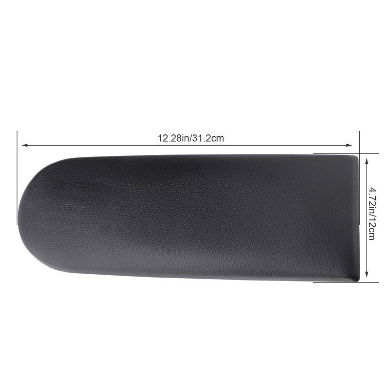 ANABA Black Cloth Center Console Armrest Covers Caps with Latch Lip for  Volkswagen VW Golf Jetta Bora MK4 GTI R32 Polo 9N 9N3 Passat B5 